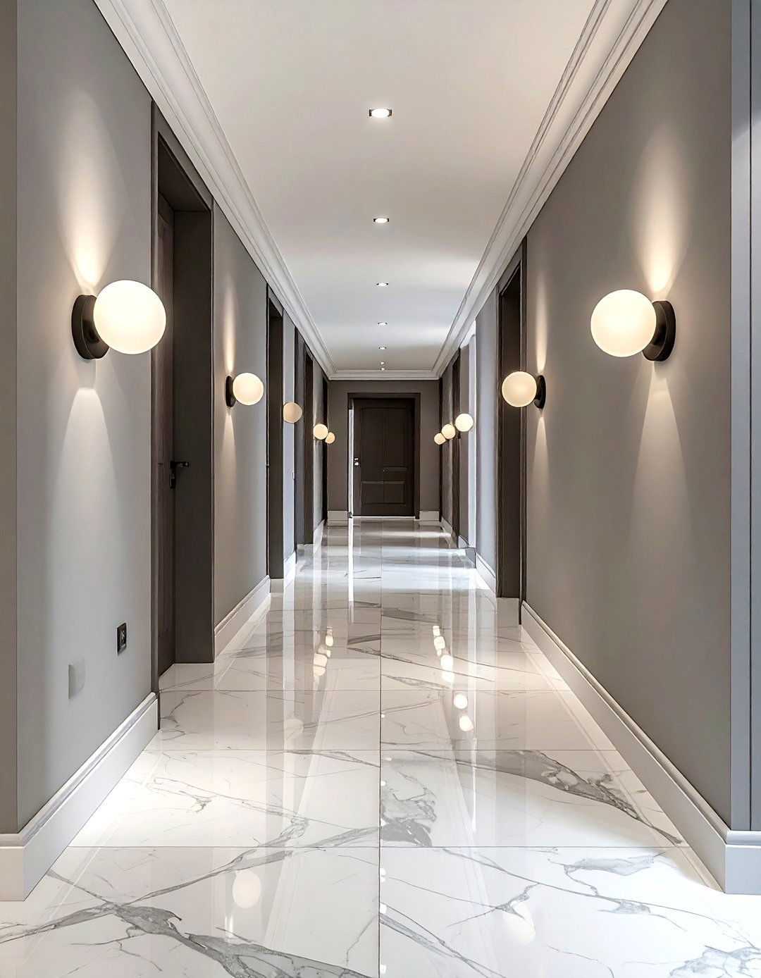 Modern Wall Sconce - 30 hallway lighting ideas