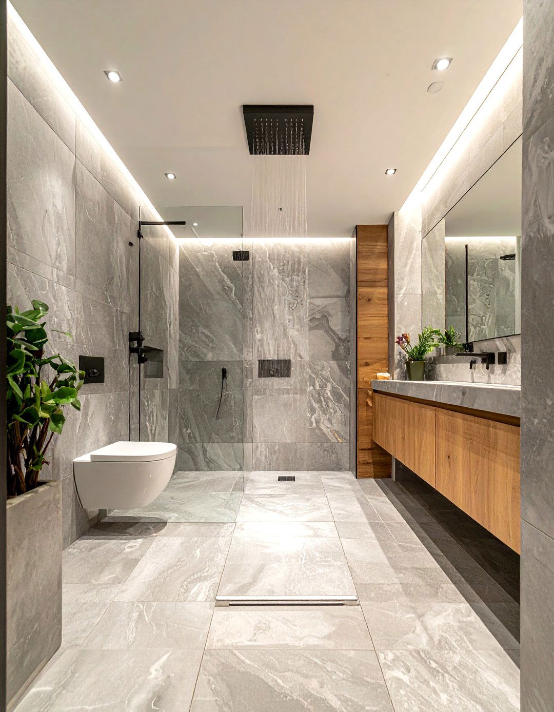 Modern Wet Room - 30 unique bathroom ideas