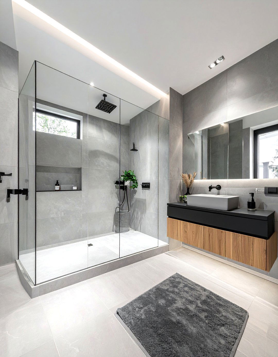 Modern Wet Room - 30 bespoke bathroom ideas