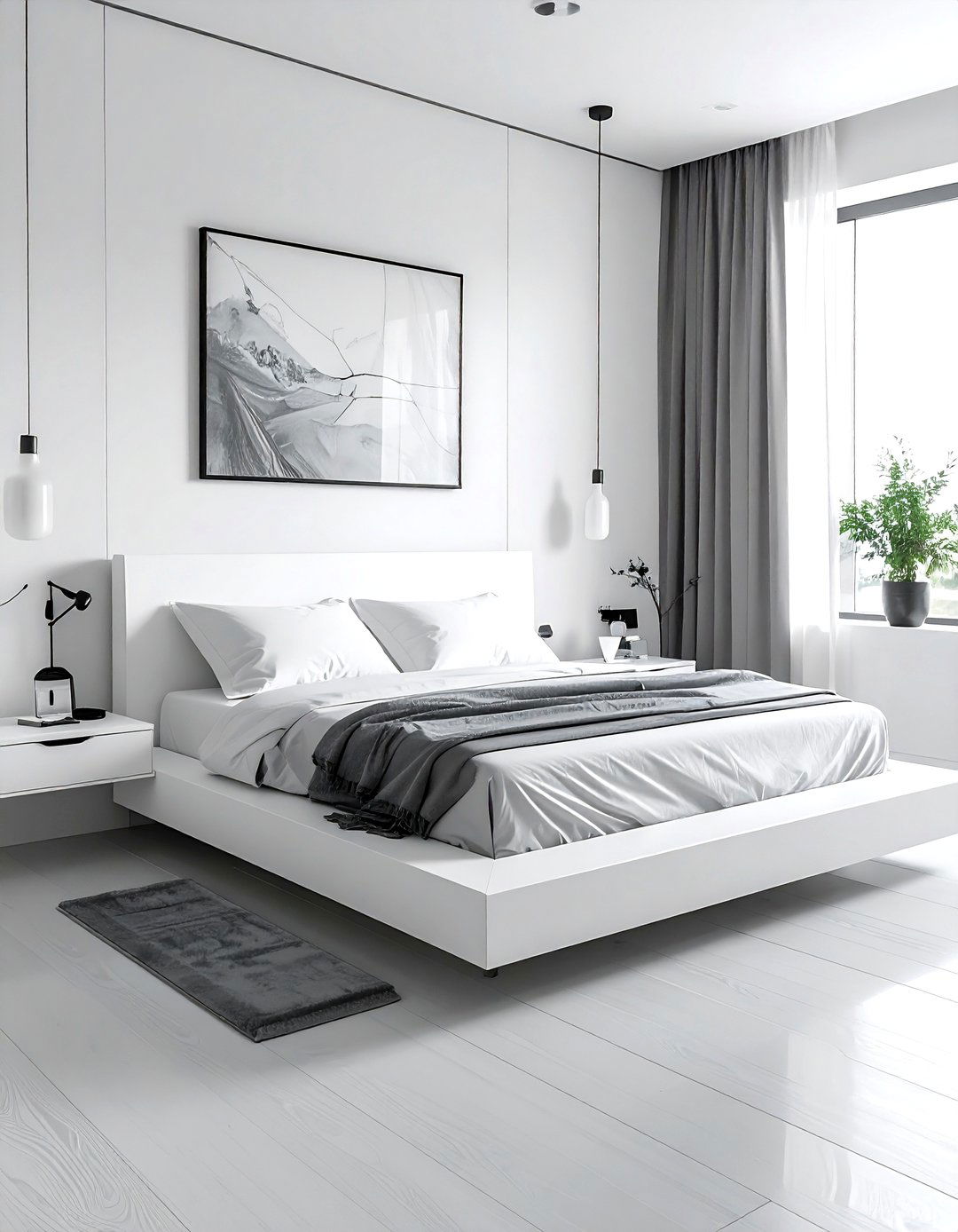 Modern White Bedroom - 30 white bedroom furniture ideas