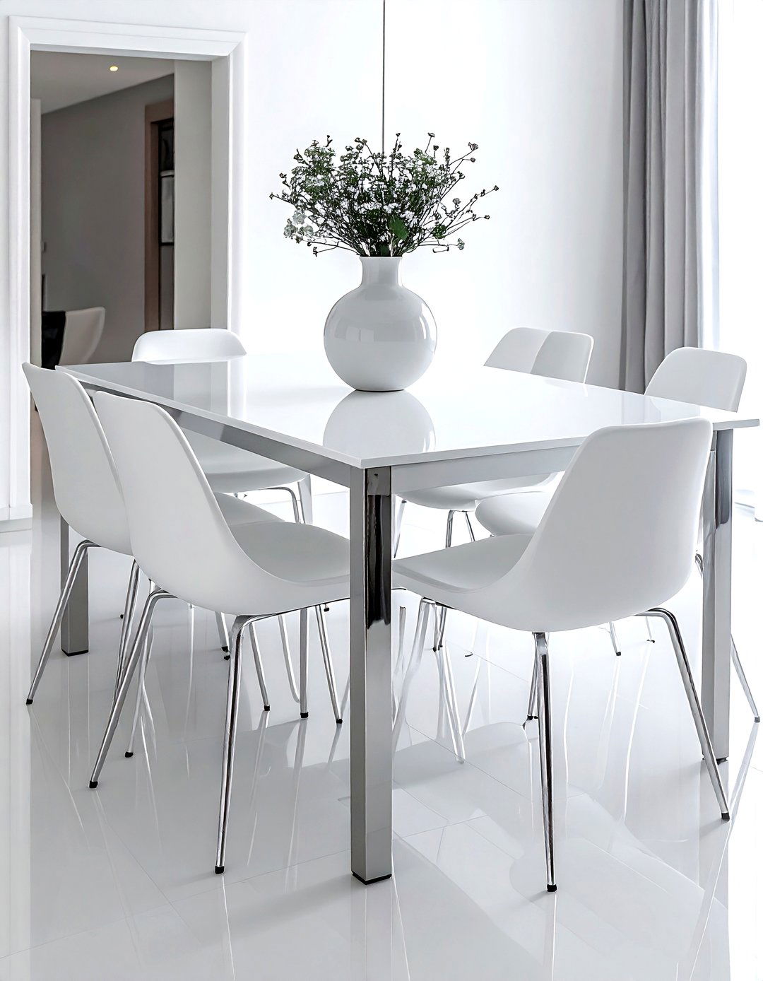 Modern White Dining Table - 30 white dining table ideas