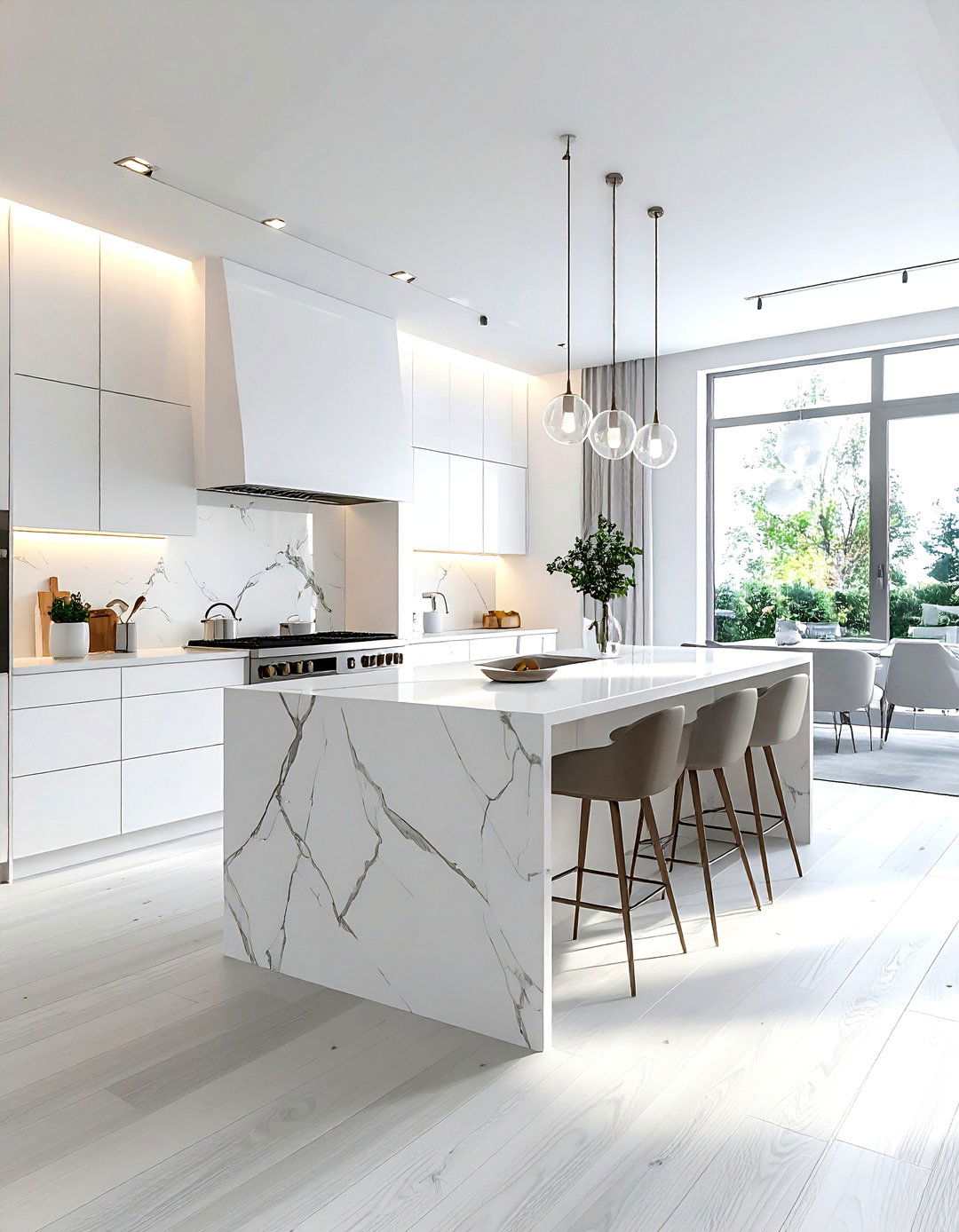 Modern White Kitchen - 30 luxury kitchen ideas