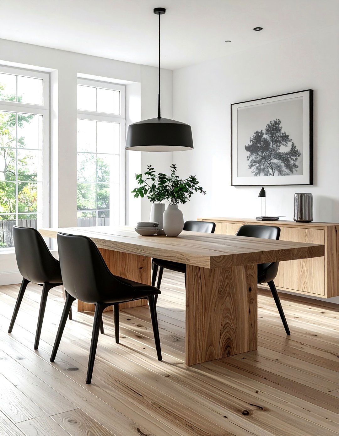 Modern Wood Dining Table - 30 rectangular dining table ideas