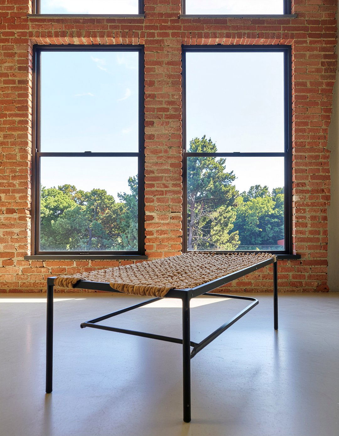 Modern Woven Ottoman - 30 living room woven ottoman ideas