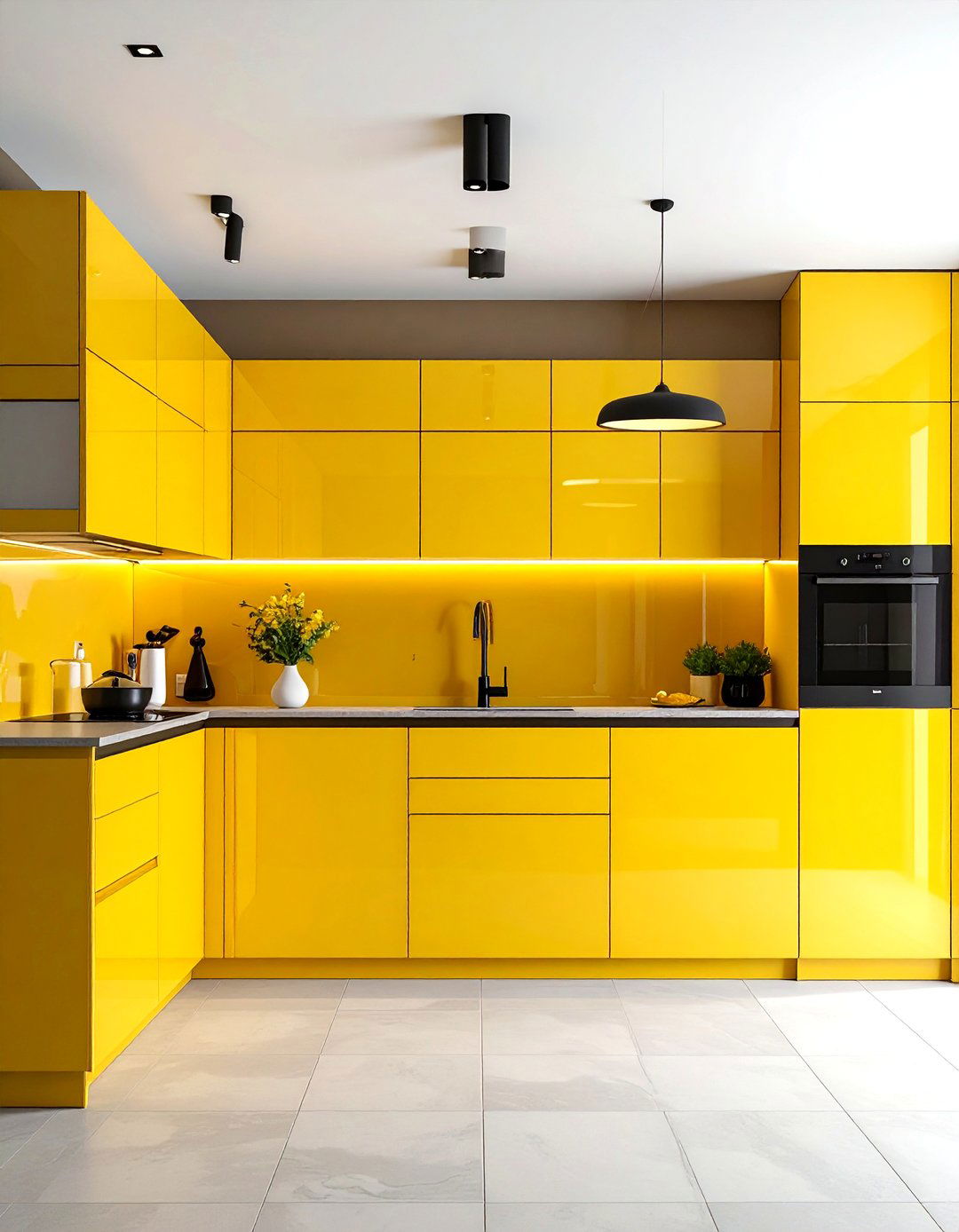 Modern Yellow Kitchen - 30 yellow kitchen ideas