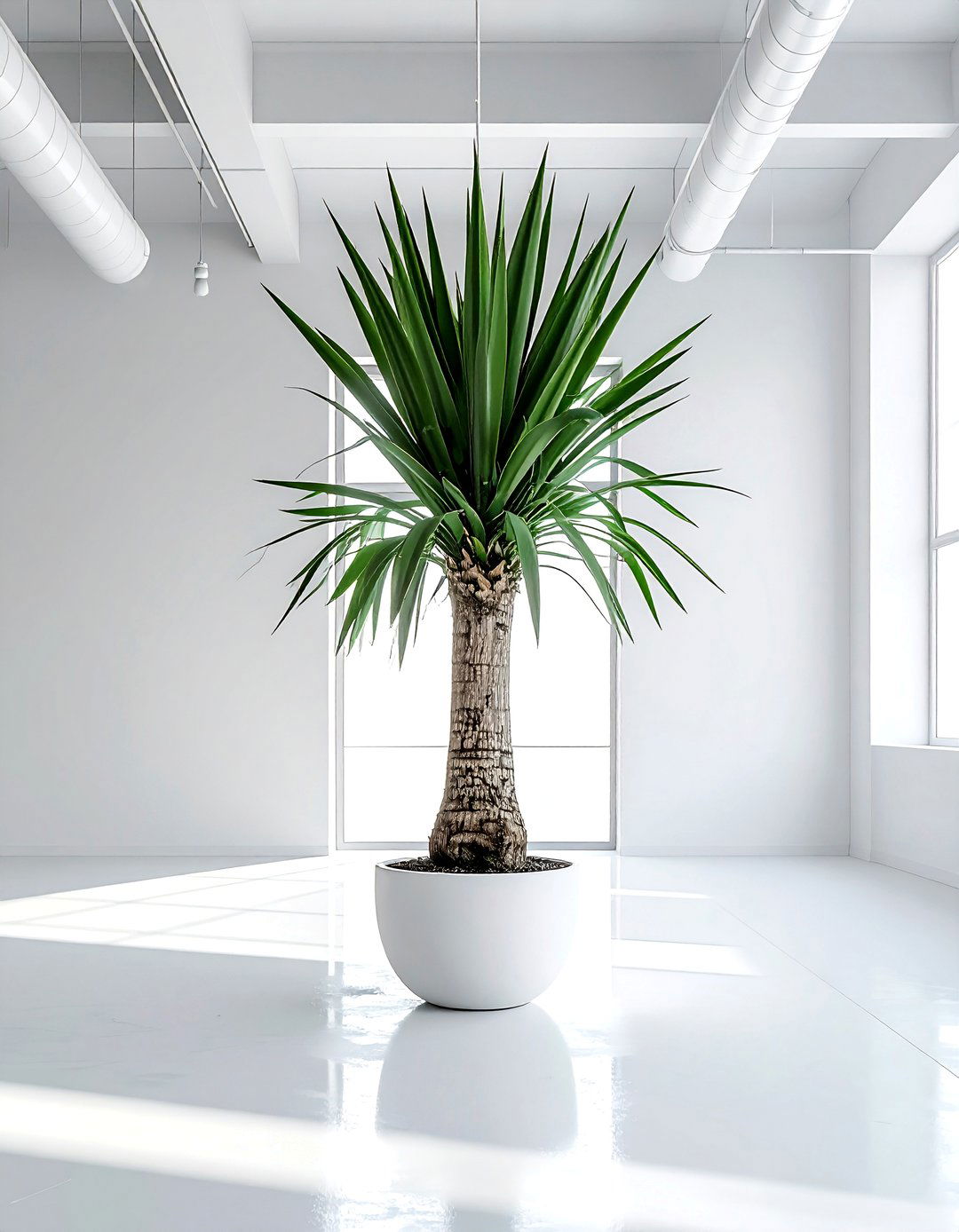 Modern Yucca Tree - 30 office plant ideas