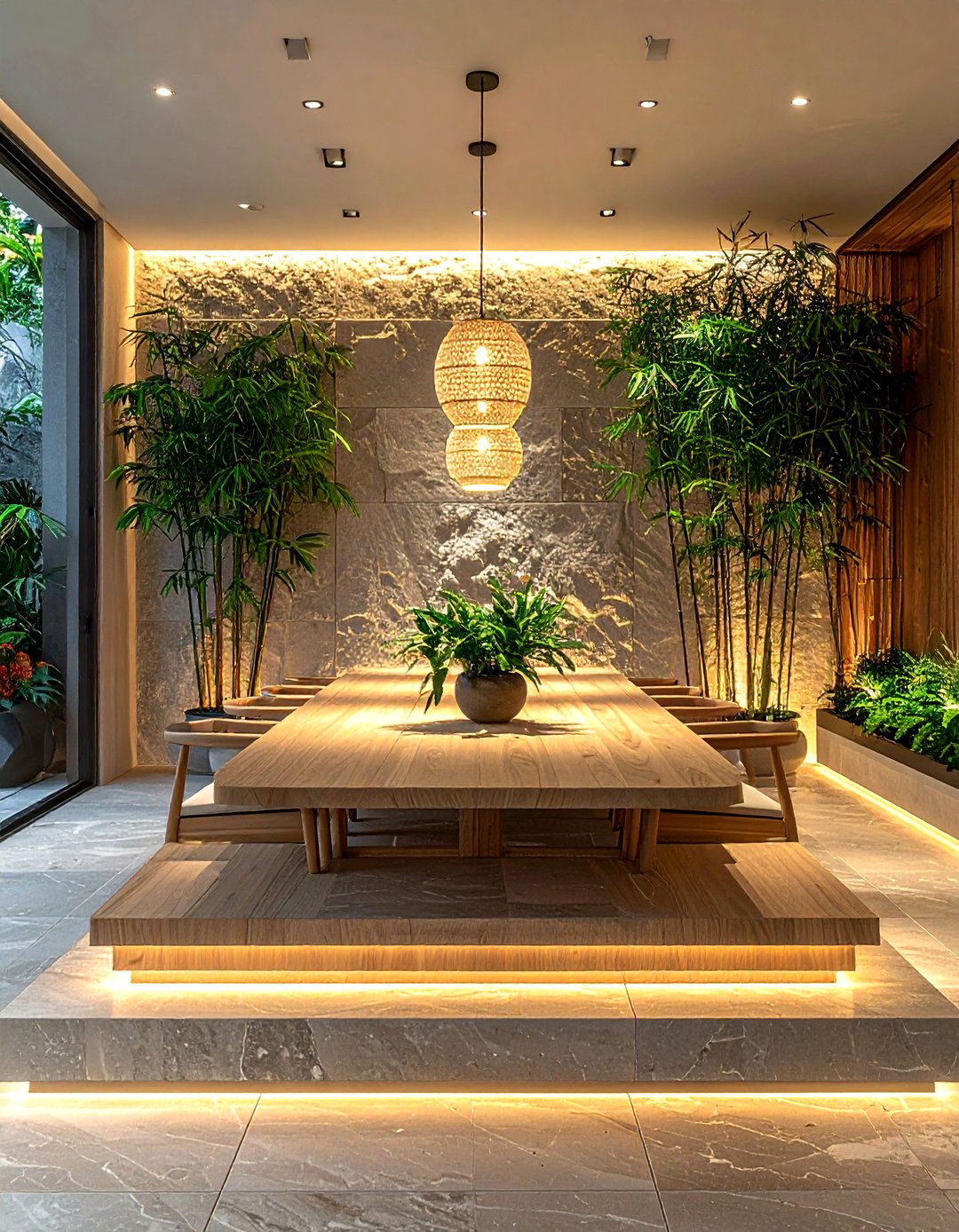 Modern Zen Dining - 30 Asian dining room ideas