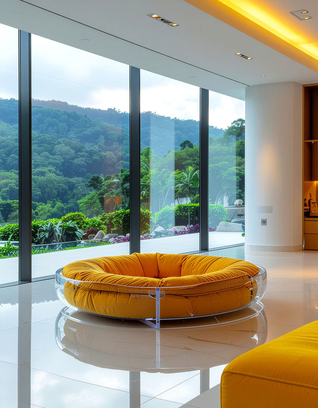 Modern acrylic pet bed - 30 pet bed ideas