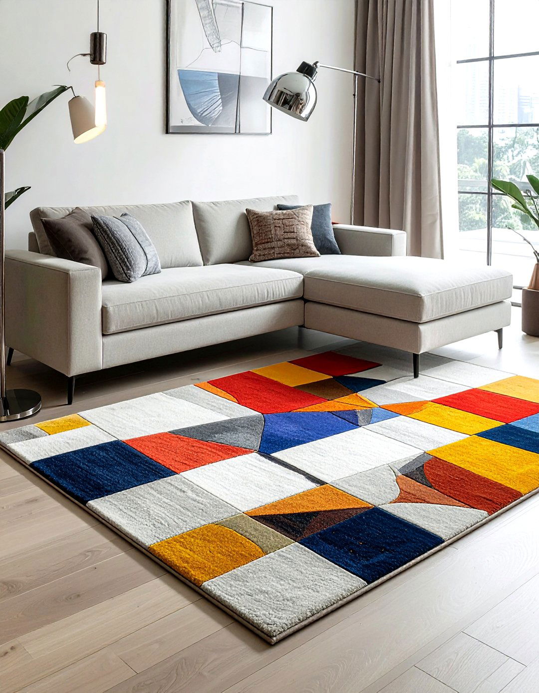 Modern area rug - 30 washable rug ideas