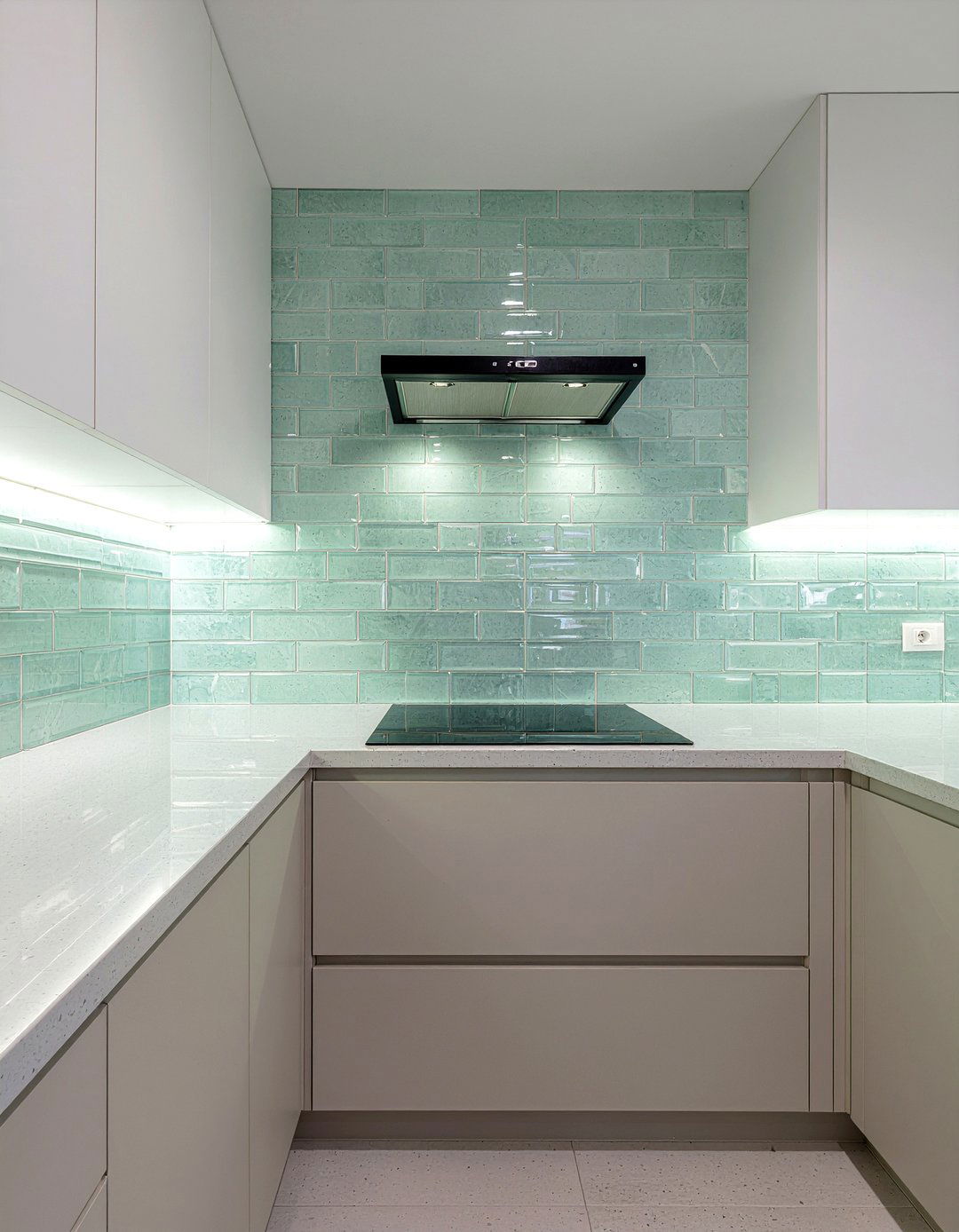 Modern backsplash tiles - 30 sleek modern kitchen ideas