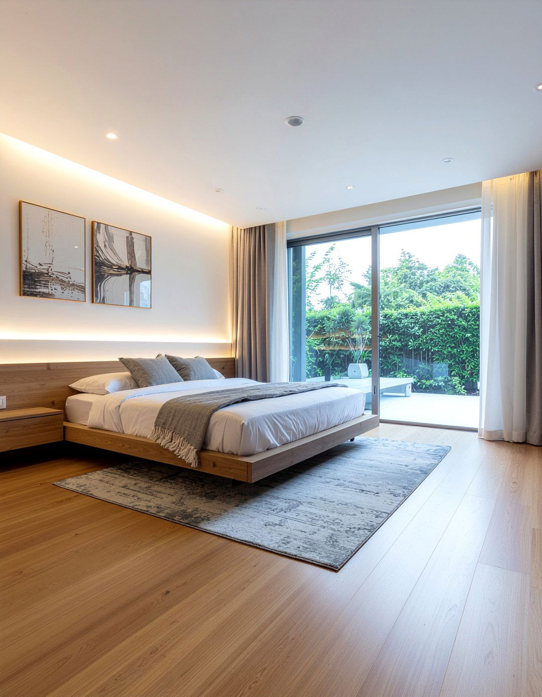 Modern bamboo flooring - 30 bedroom bamboo flooring ideas