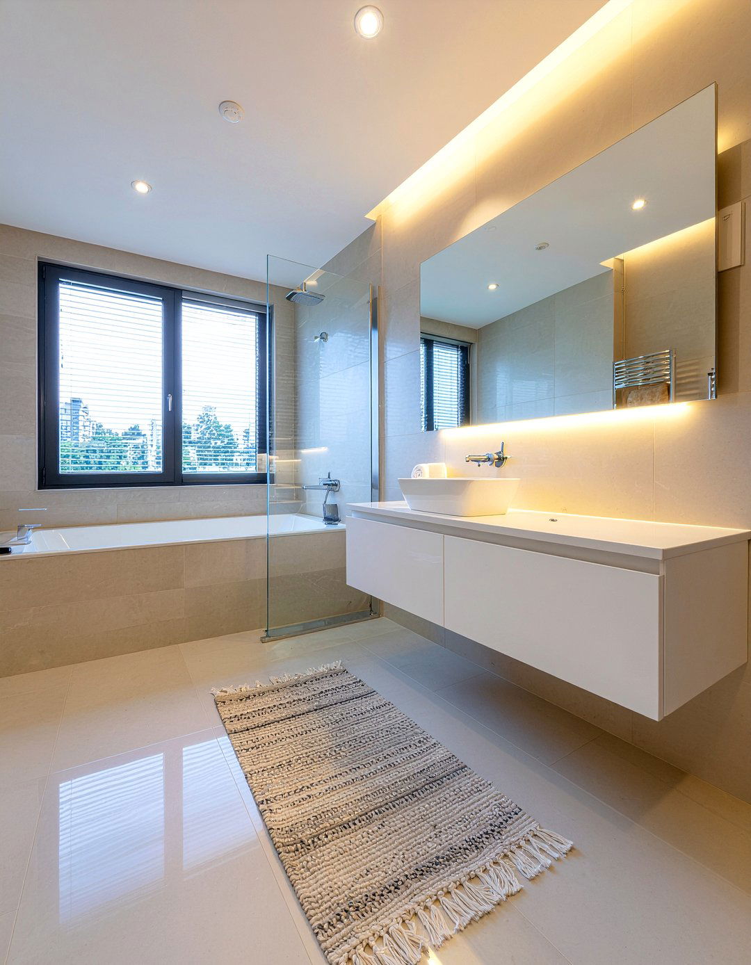 Modern bathroom mirror TV - 30 bathroom mirror TV ideas