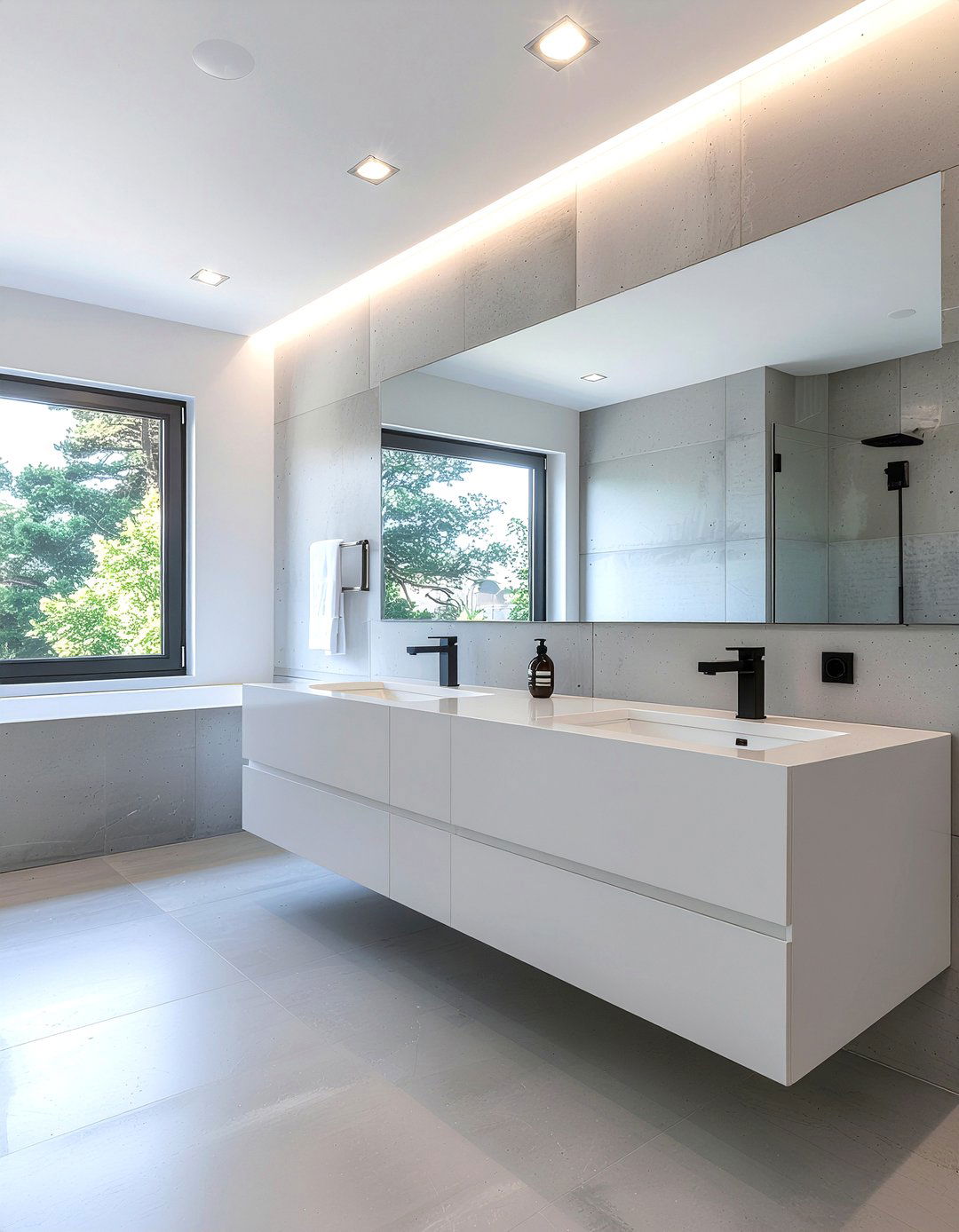 Modern bathroom recessed lighting - 30 bathroom recessed lighting ideas