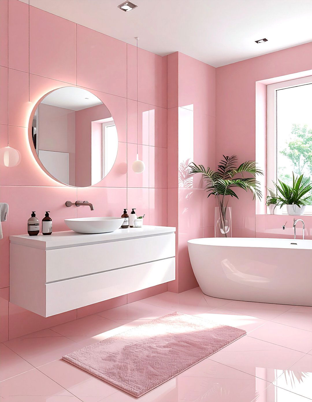 30 Blush and White Bathroom Ideas for a Spa-Like Refresh