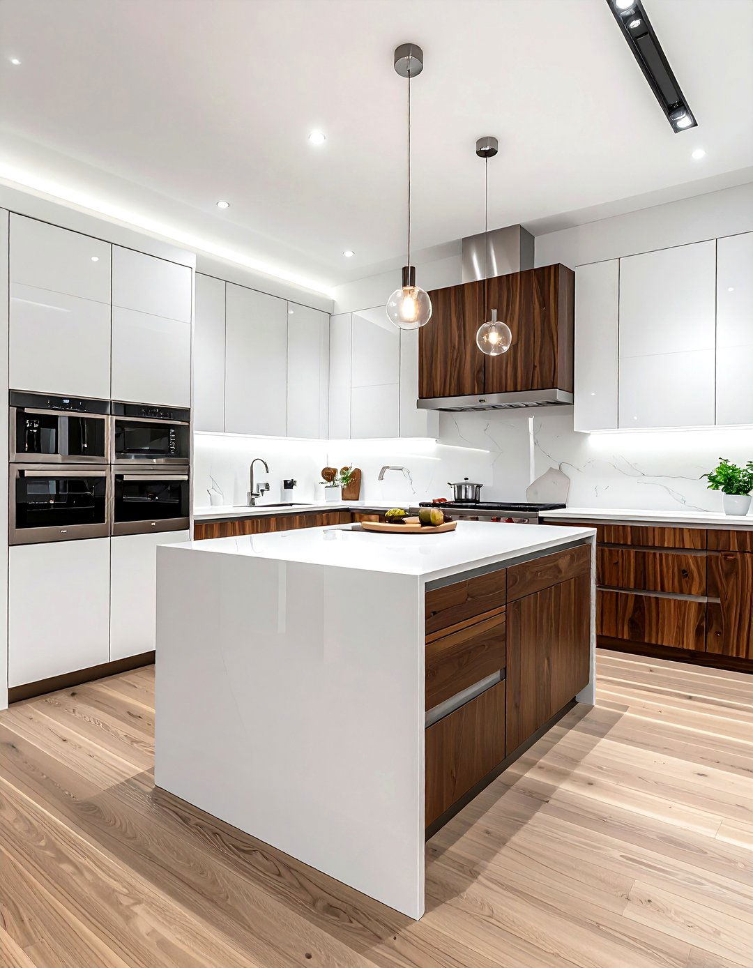 Modern brown and white kitchen - 30 brown and white kitchen ideas