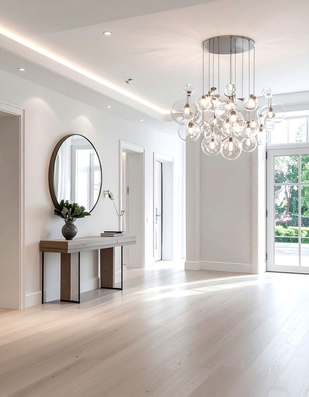 Modern bubble chandelier - 30 lighting decor ideas