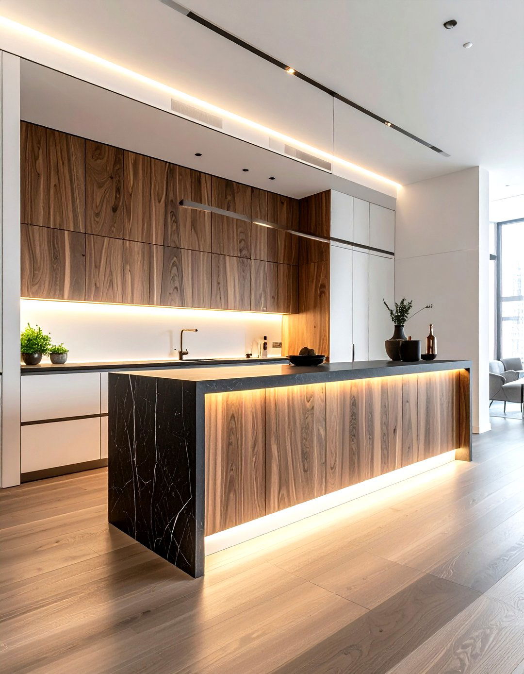 Modern built in dry bar - 30 dry bar ideas