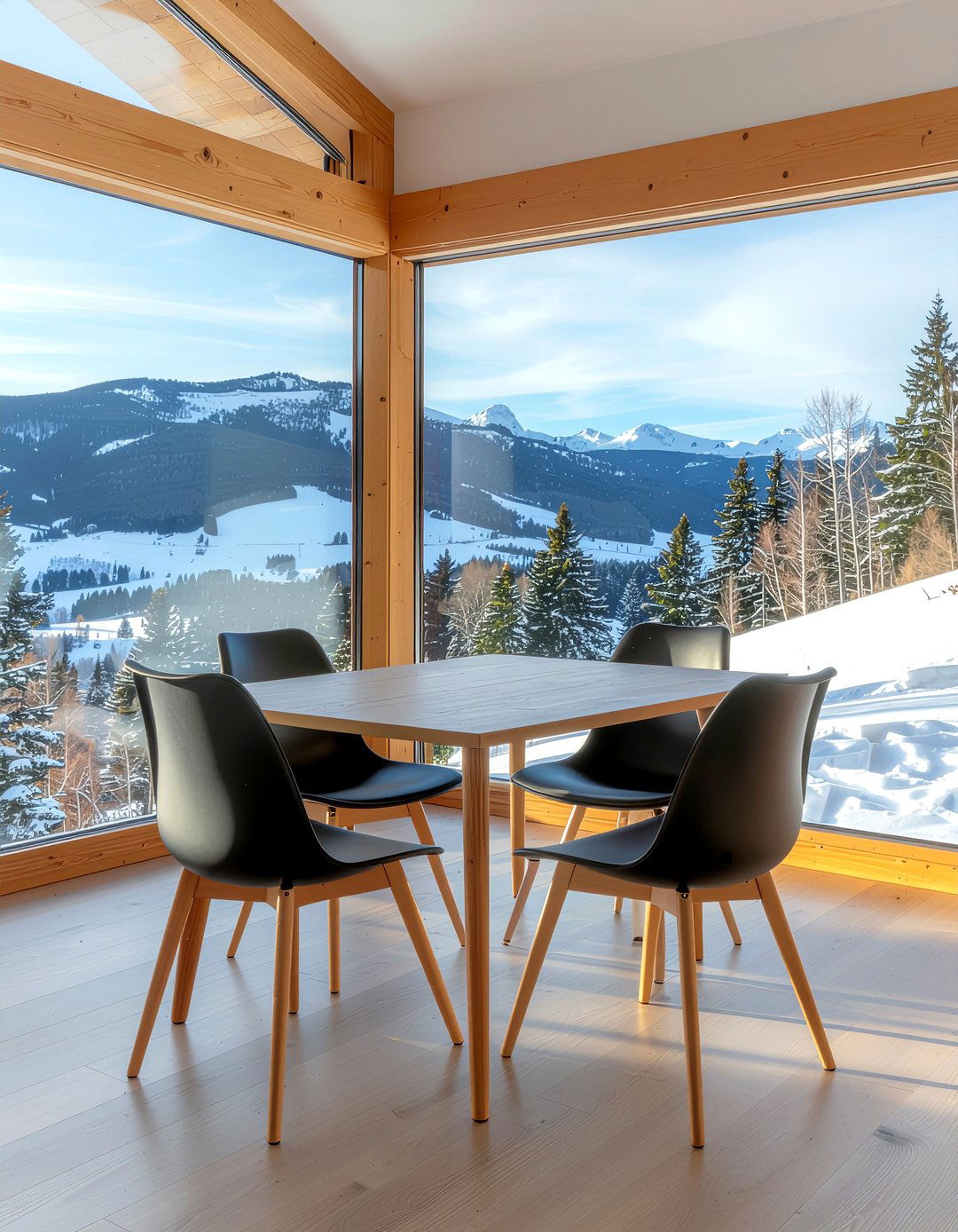 Modern cabin furniture - 30 cabin dining room ideas