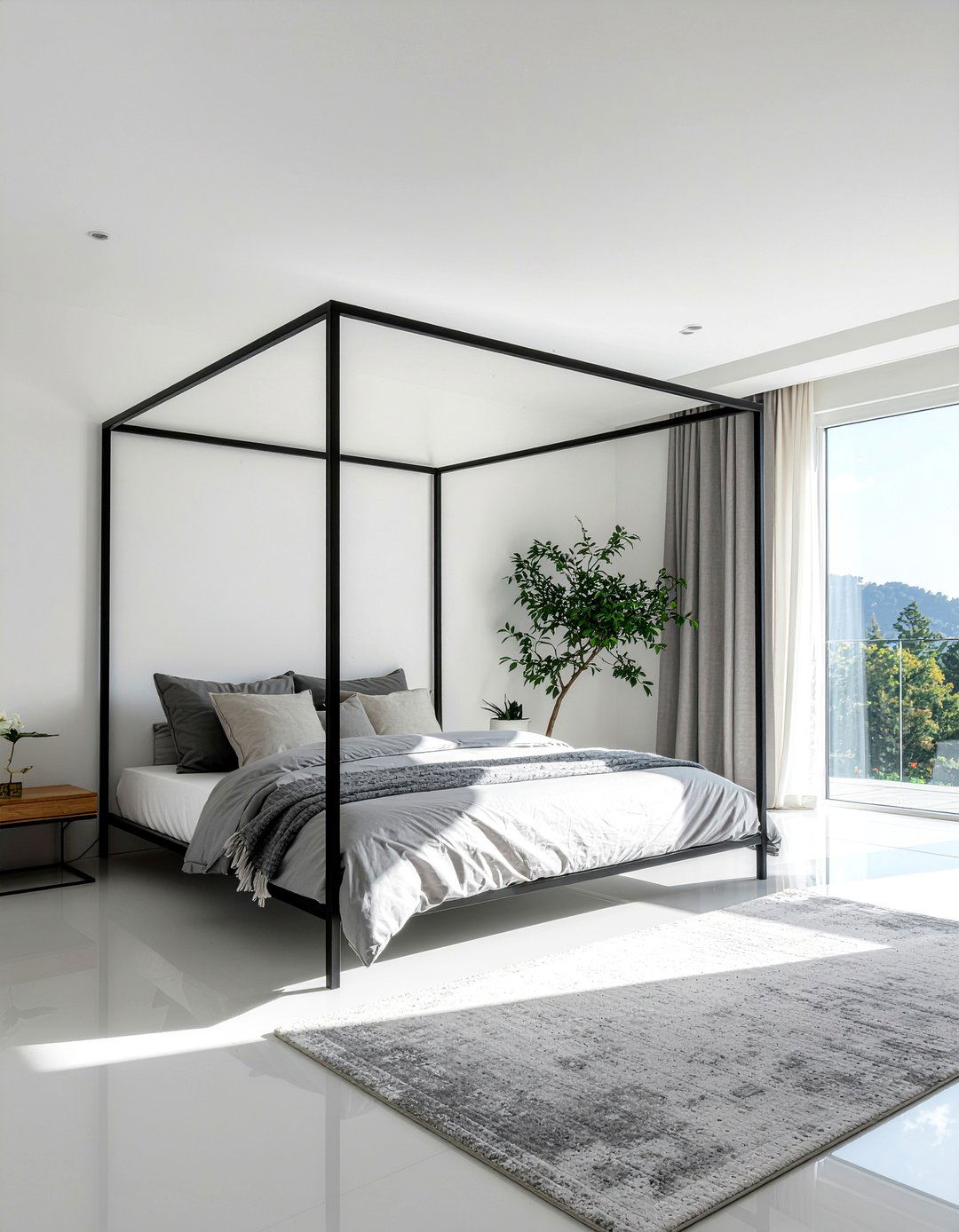 Modern canopy bed - 30 custom bedroom ideas