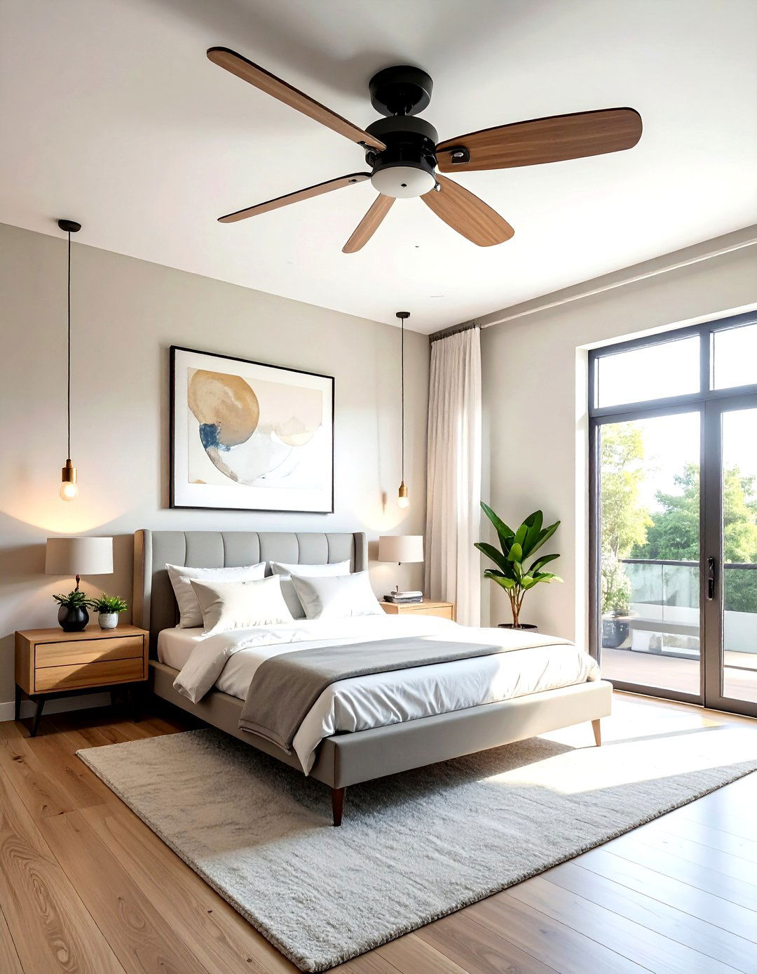 Modern ceiling fan - 30 decorating rules to break