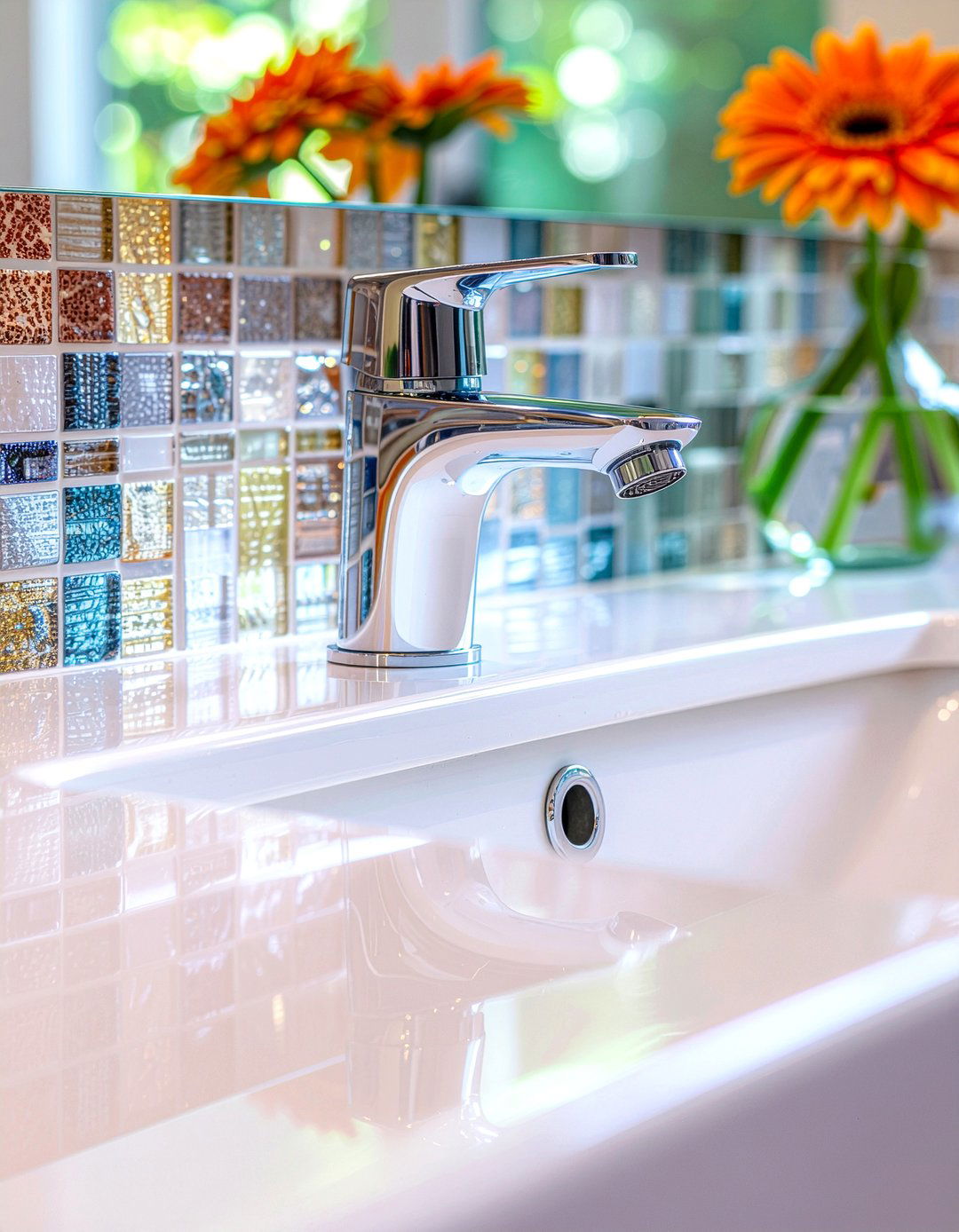 Modern chrome bathroom faucet - 30 bathroom faucet ideas