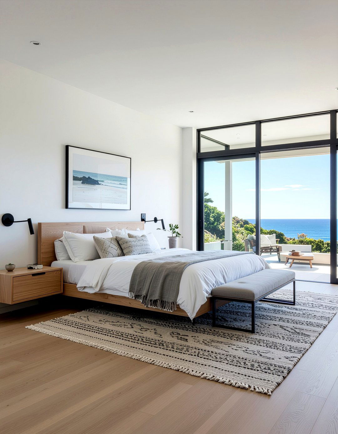 Modern coastal bedroom - 30 beach themed bedroom ideas