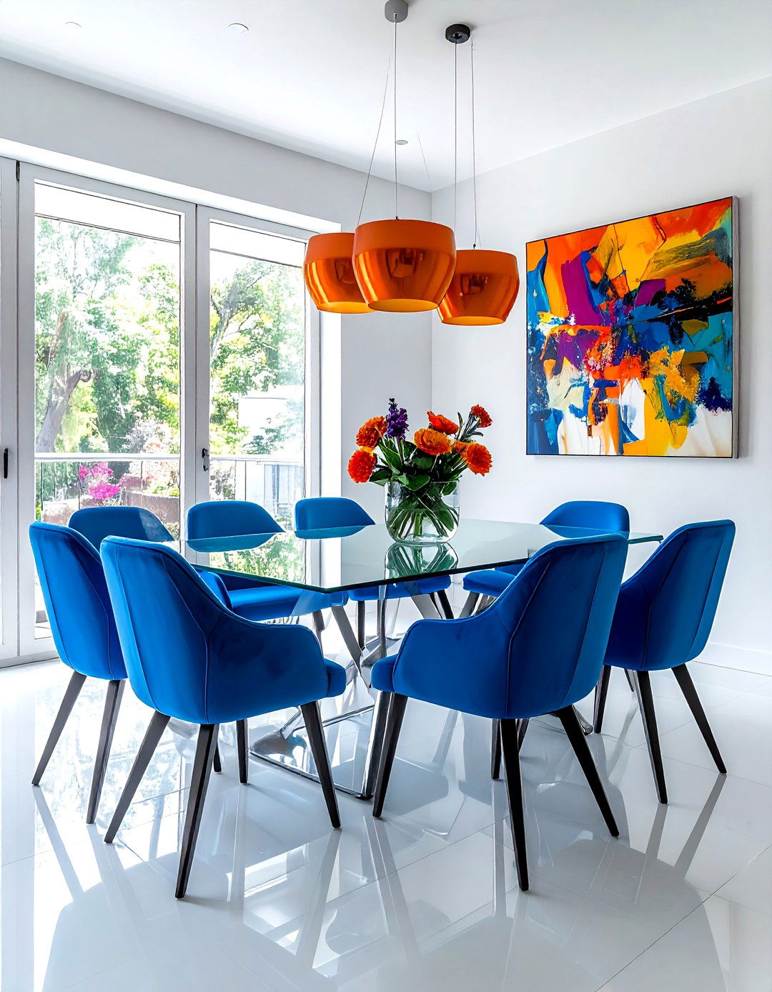 Modern colorful dining room - 30 colorful dining room ideas