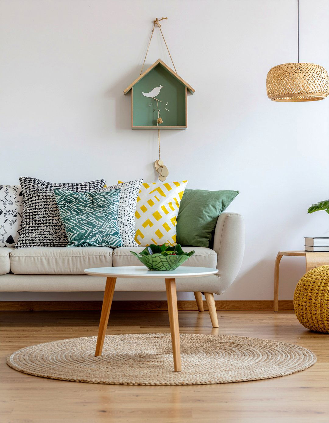 Modern cuckoo clock - 30 living room clock ideas