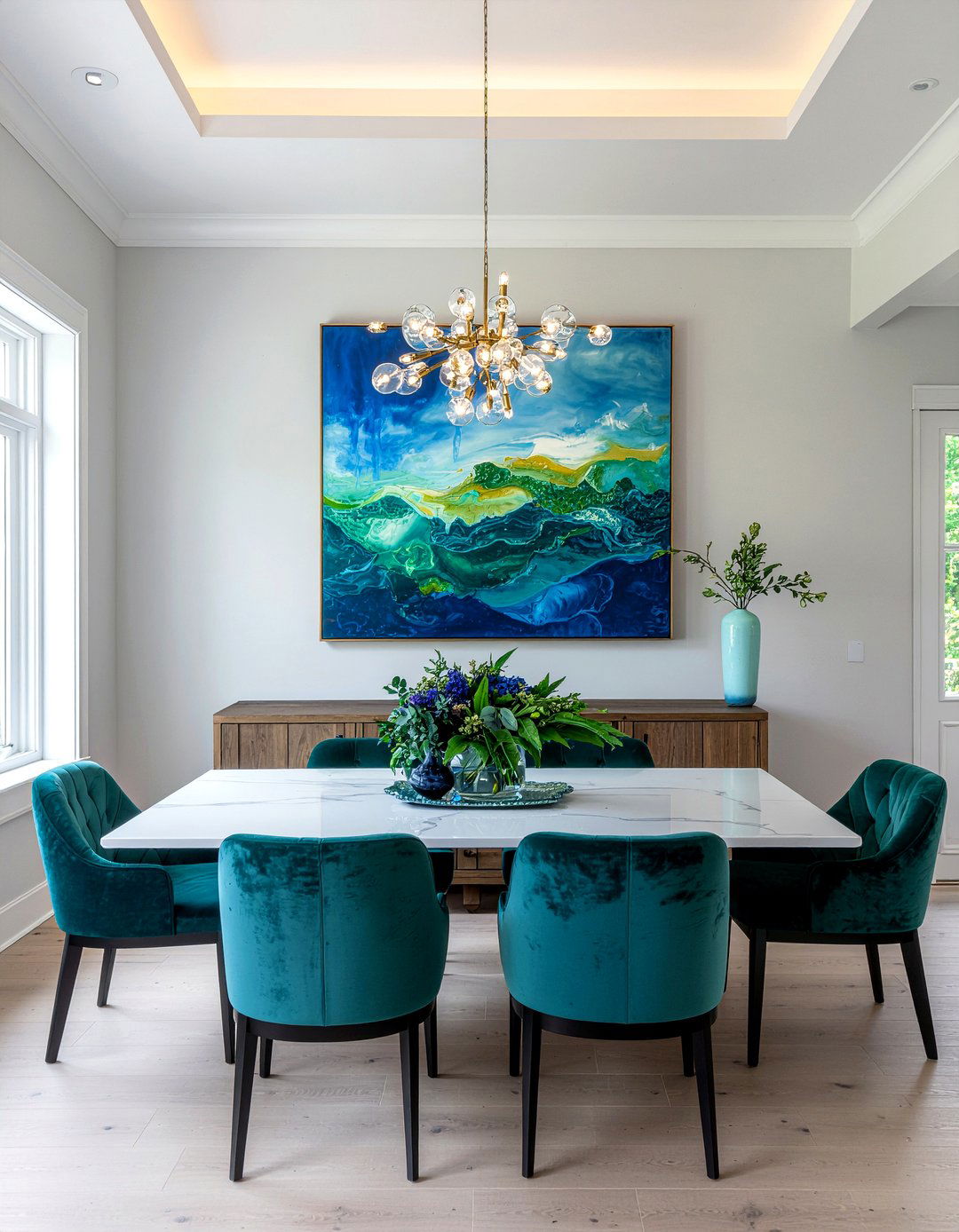 Modern dining room art - 30 Portland dining room ideas