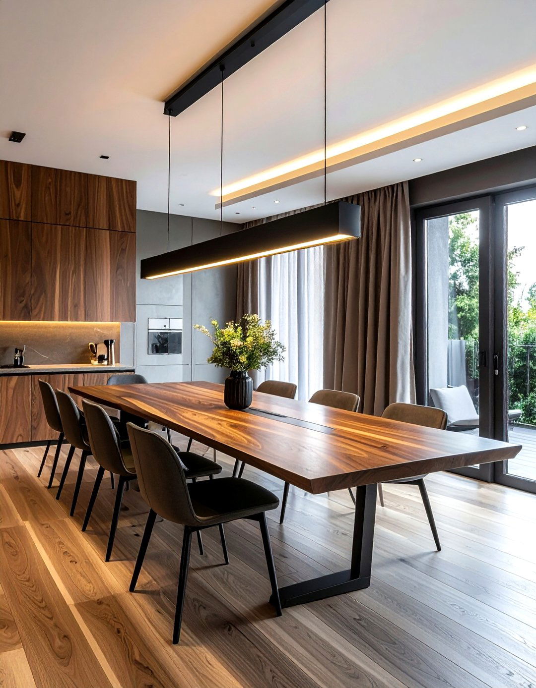 Modern dining room lighting - 30 dining room design tips