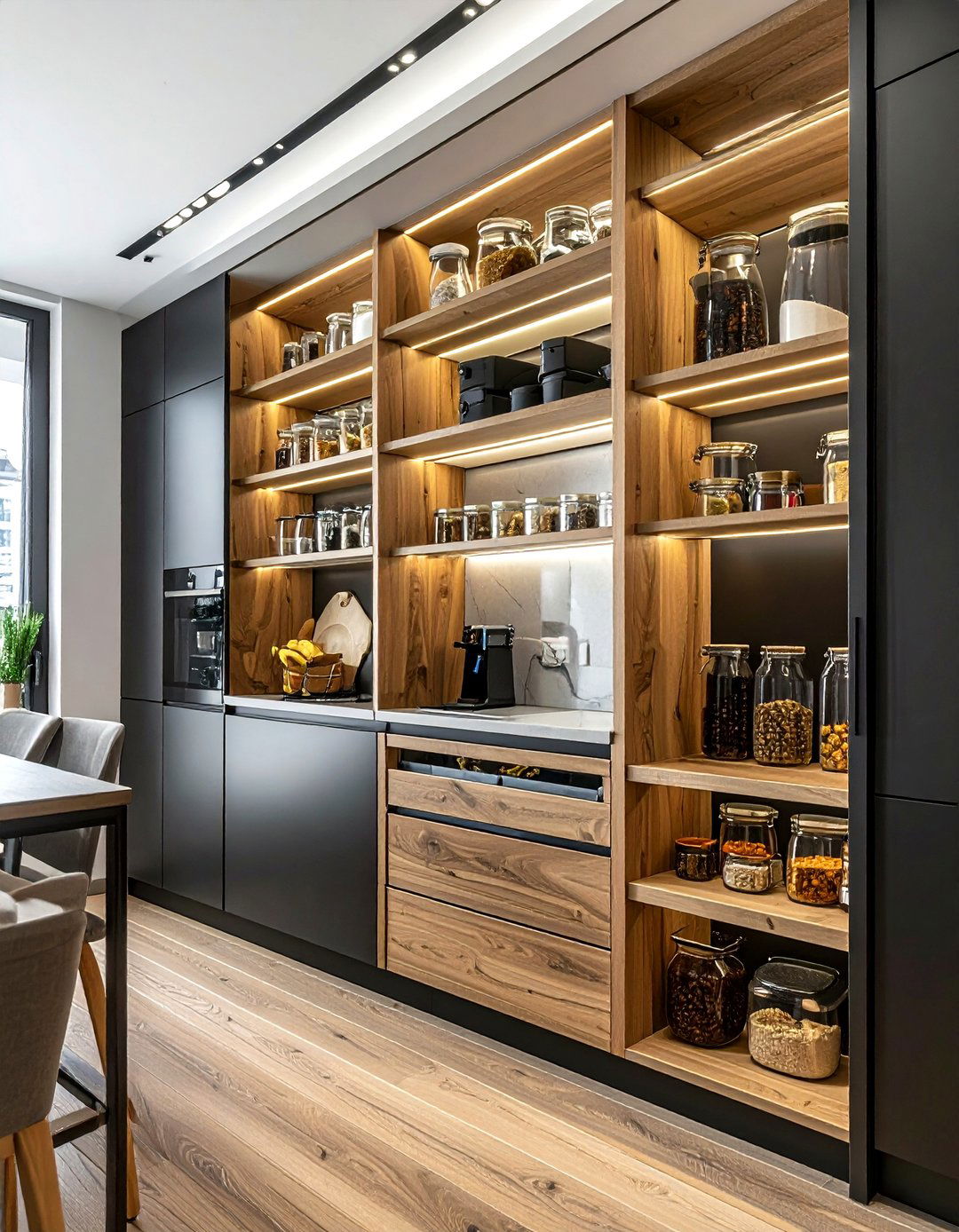 Modern dining room pantry - 30 organized dining room ideas