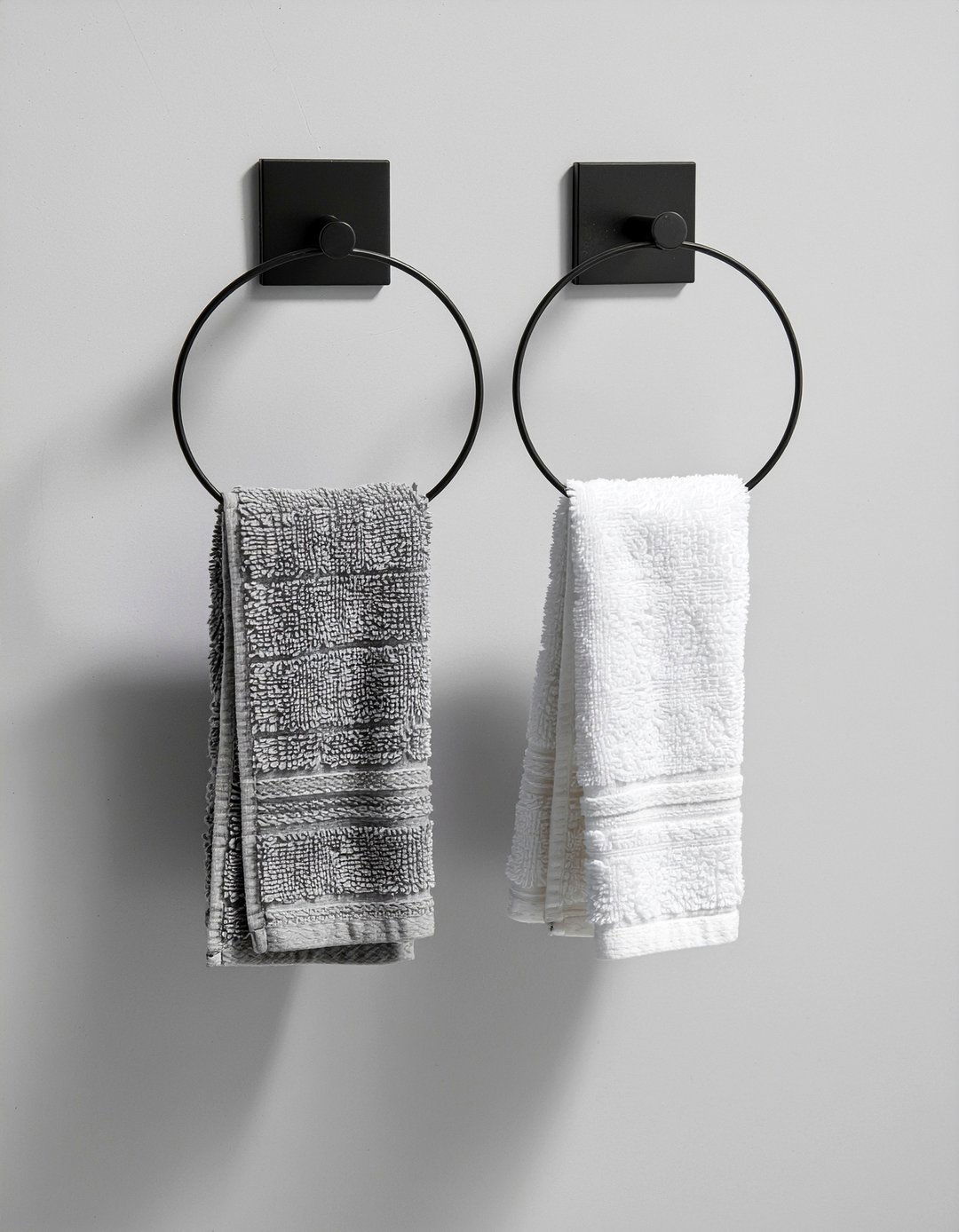 Modern double towel bars - 30 partial bathroom remodel ideas