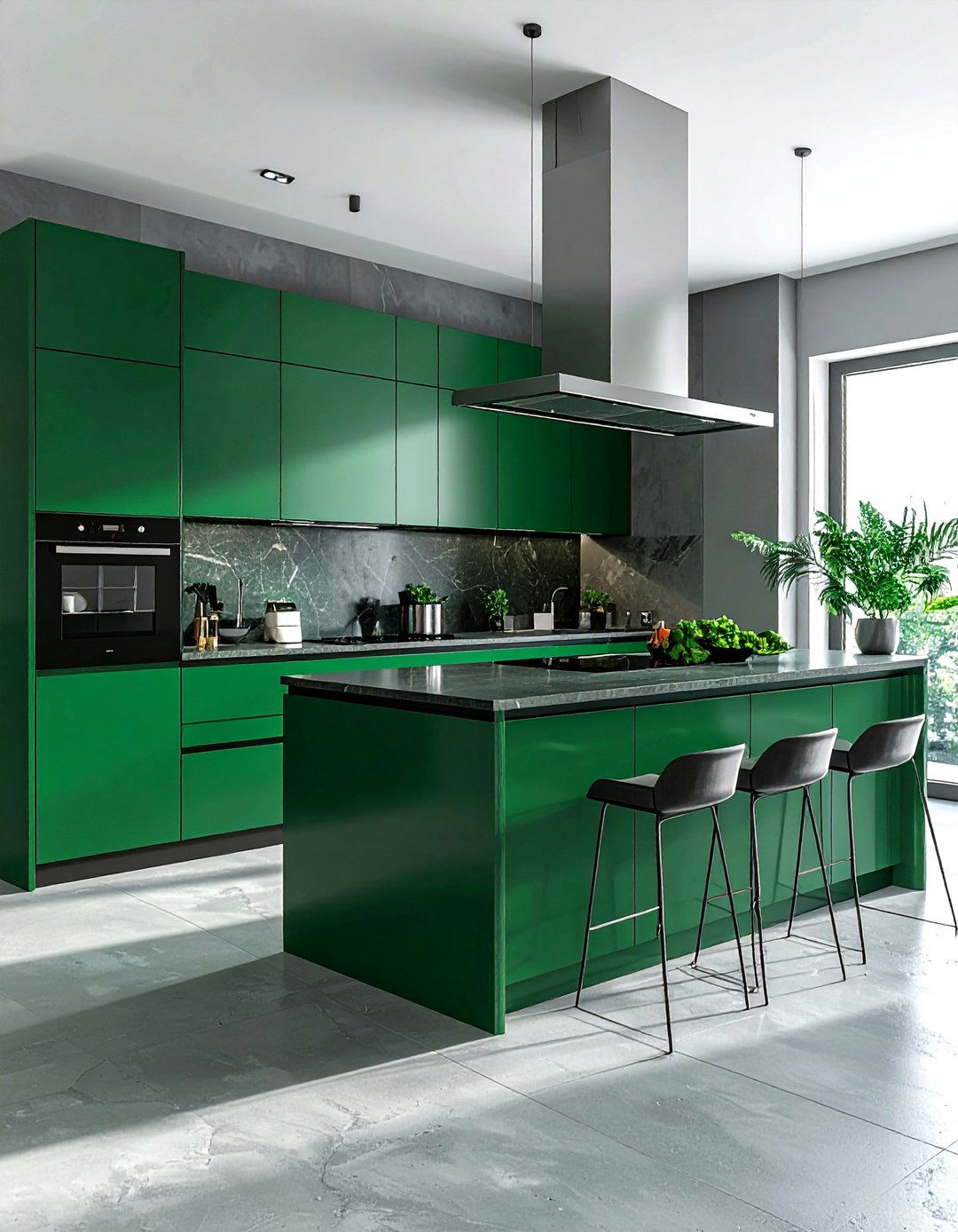 Modern emerald green kitchen - 30 emerald kitchen decor ideas