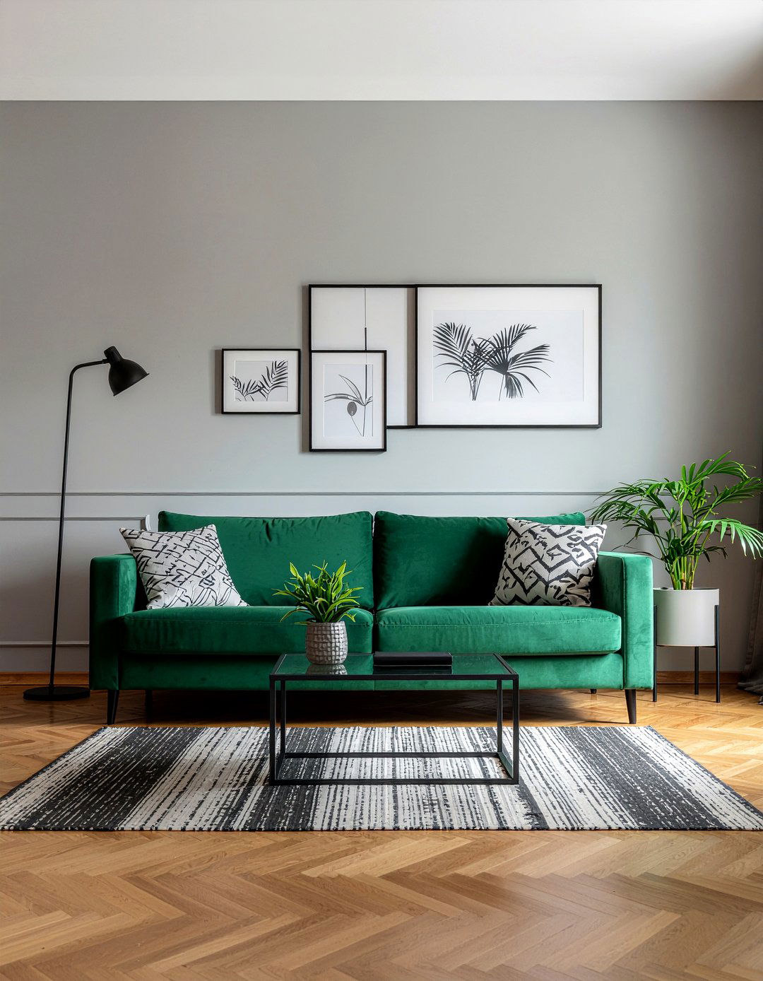 Modern emerald green living room - 30 emerald living room ideas