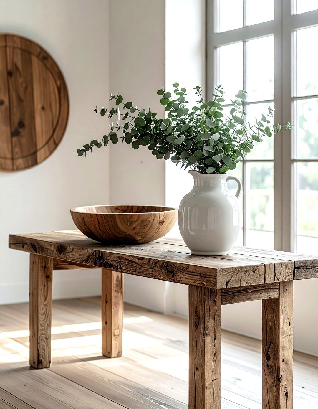 Modern farmhouse console table - 30 console table decor ideas