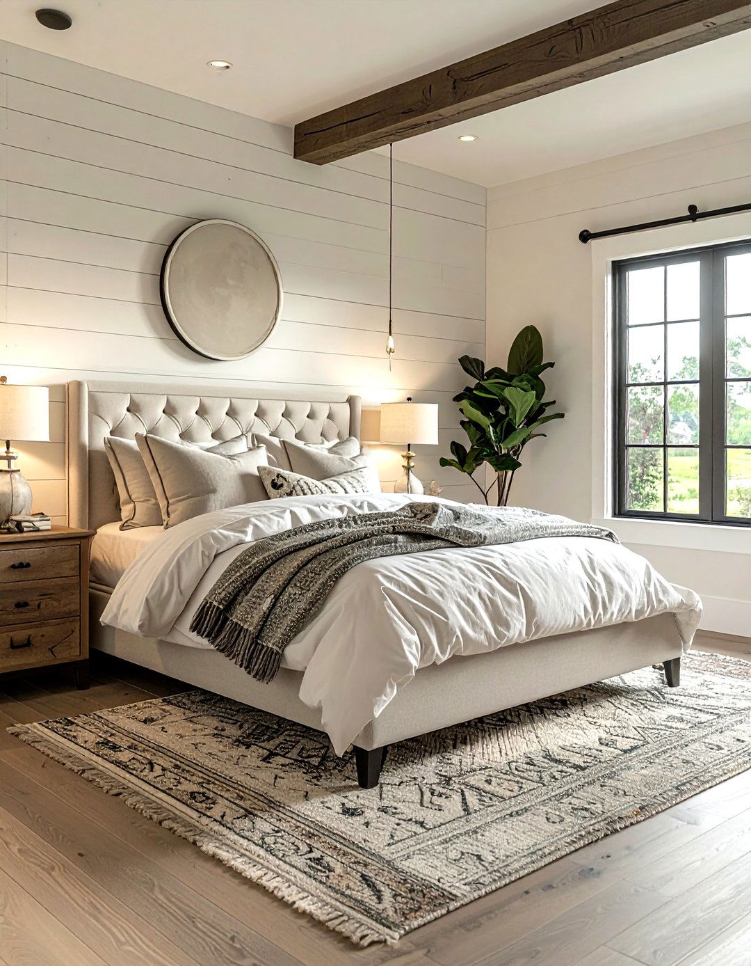 Modern farmhouse cream bedroom - 30 contemporary cream bedroom ideas