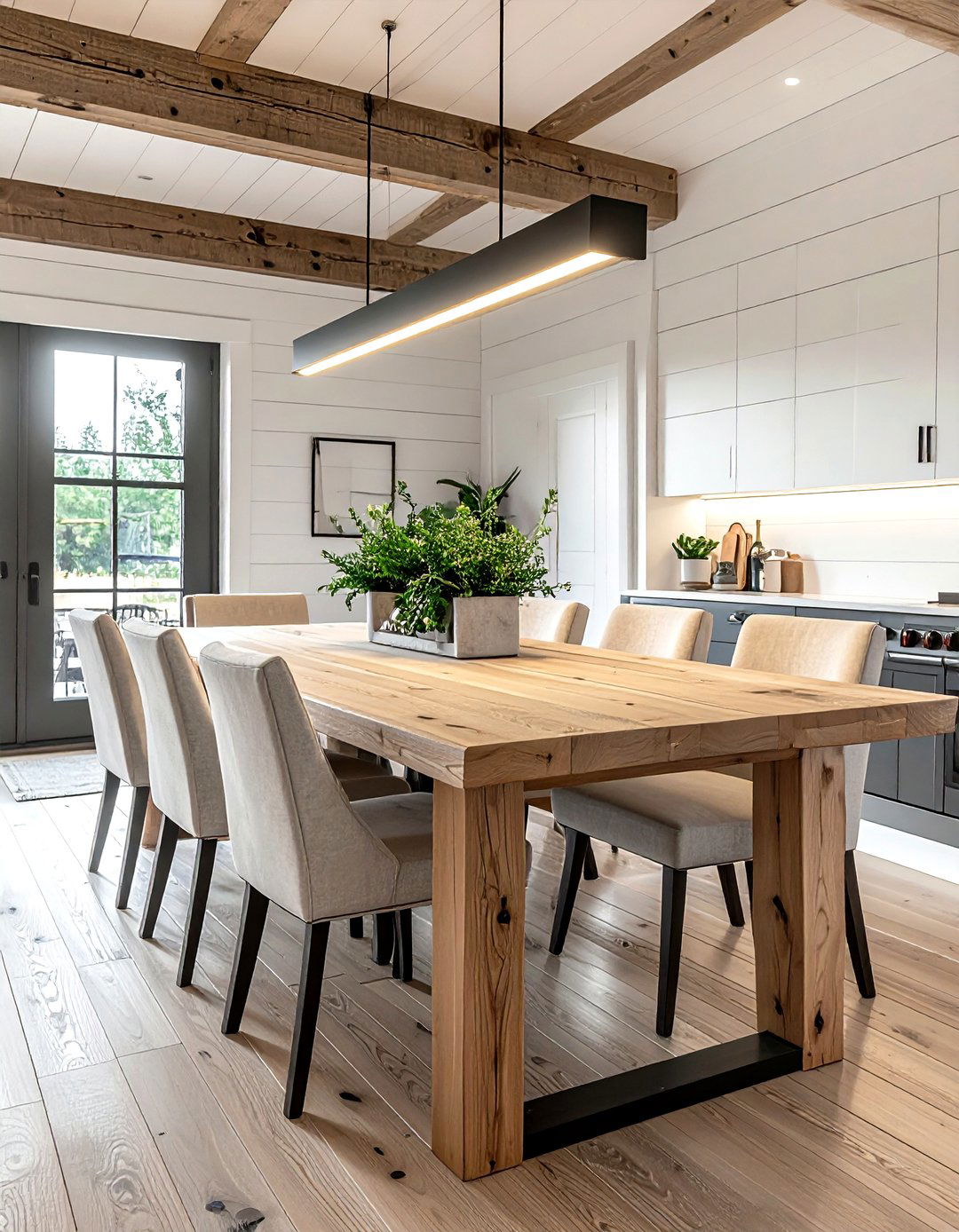 Modern farmhouse dining room - 30 casual dining room ideas