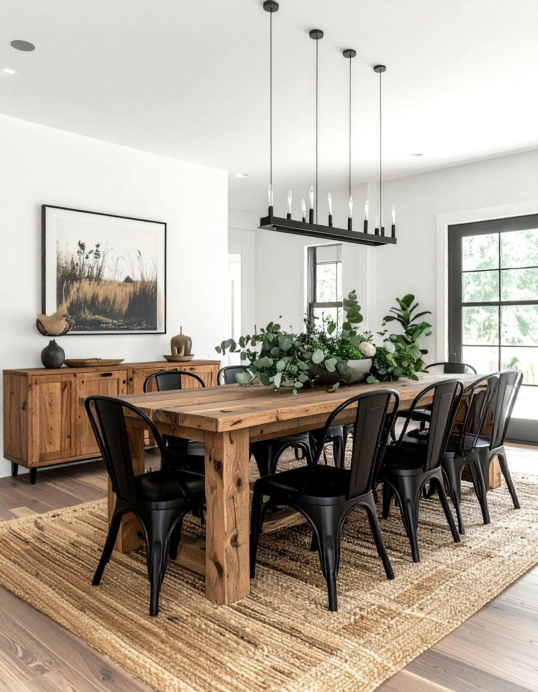 Modern farmhouse dining room - 30 dining room decorating tips