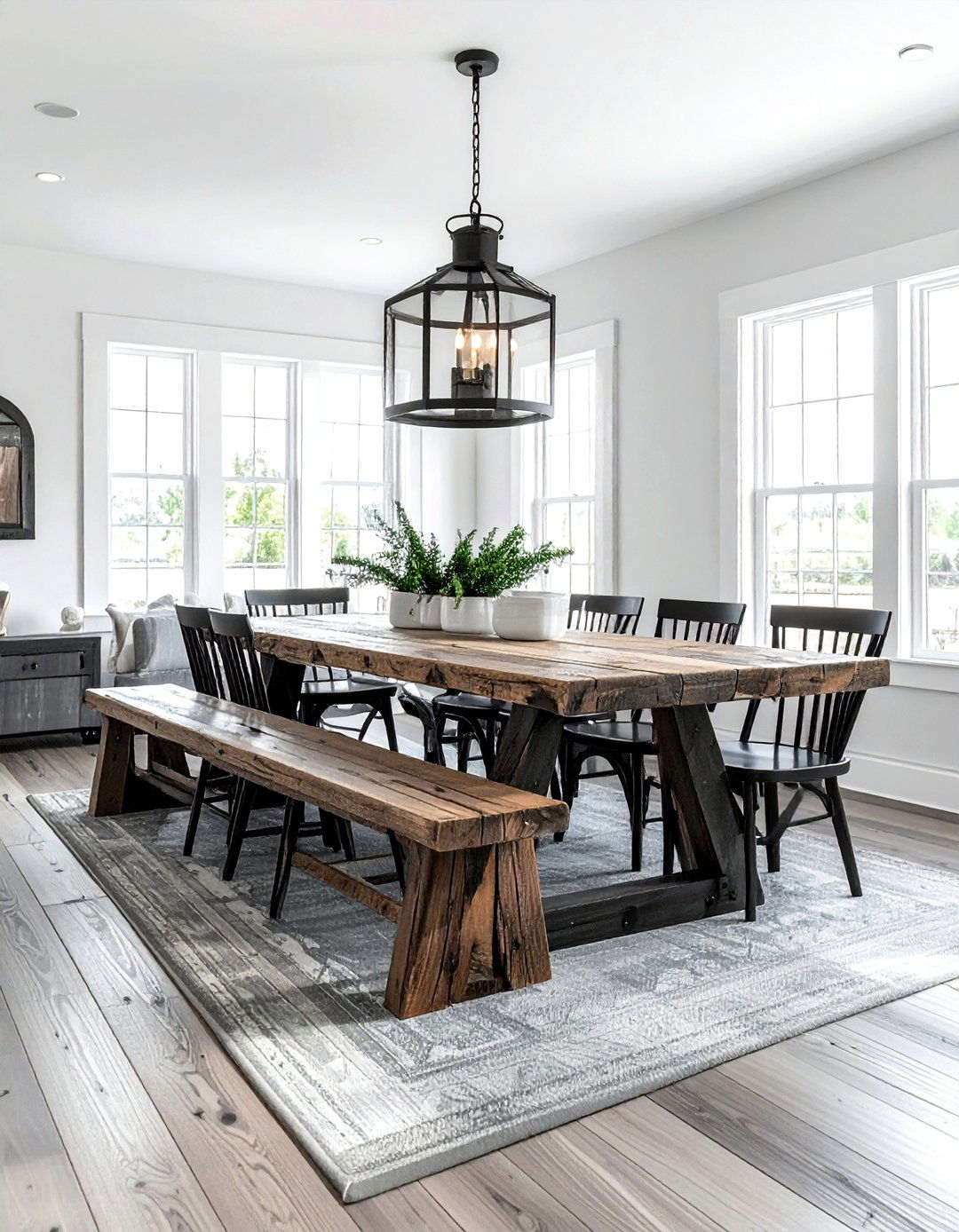 Modern farmhouse dining room - 30 dining room room settings