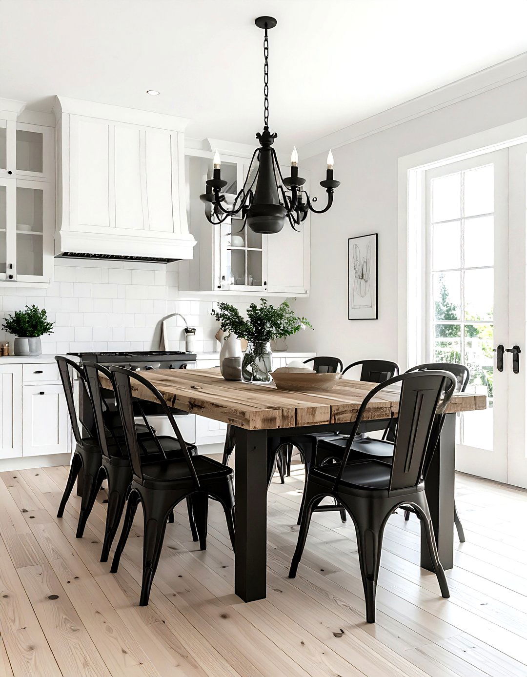 Modern farmhouse dining room - 30 memorable dining room ideas