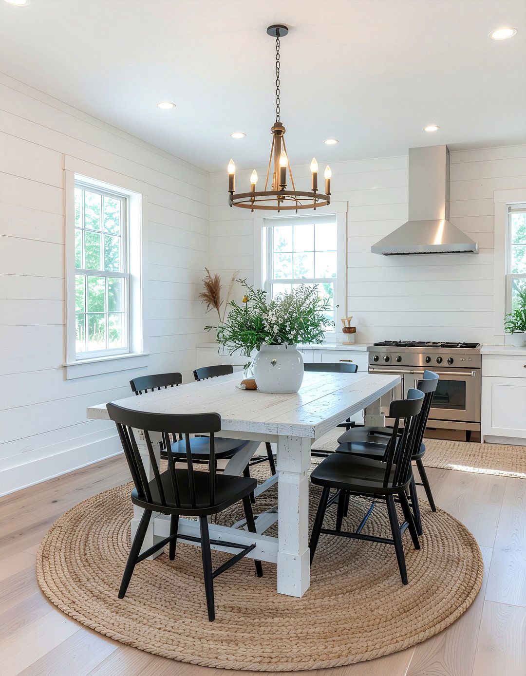 Modern farmhouse dining room - 30 practical dining room ideas