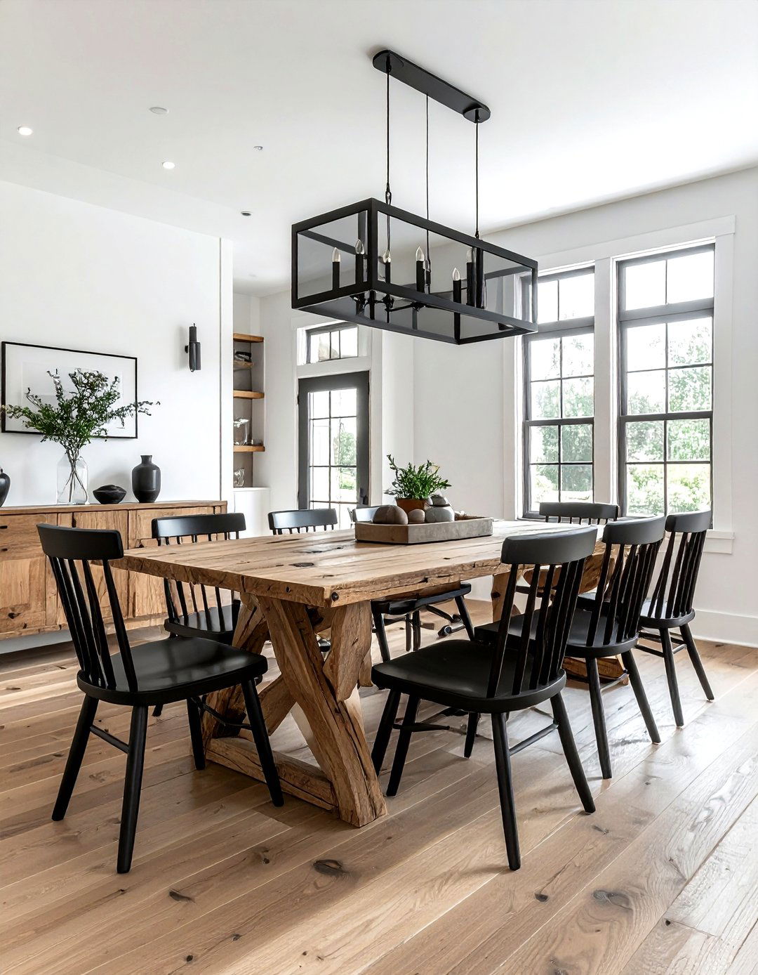 Modern farmhouse dining room - 30 spacious dining room ideas