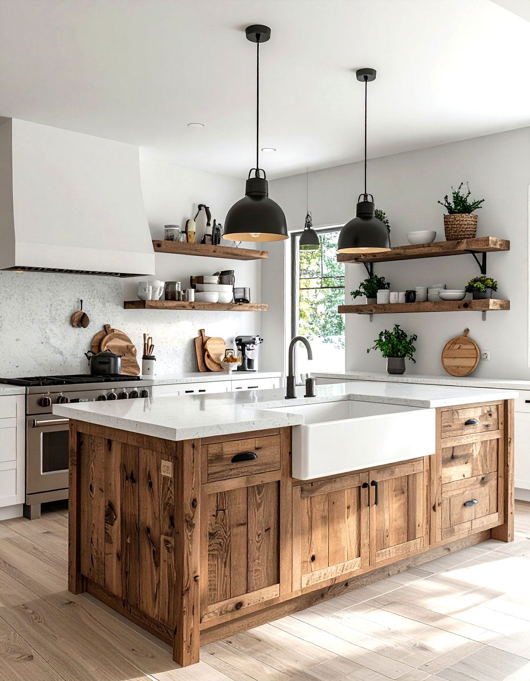 Modern farmhouse granite kitchen - 30 granite kitchen ideas
