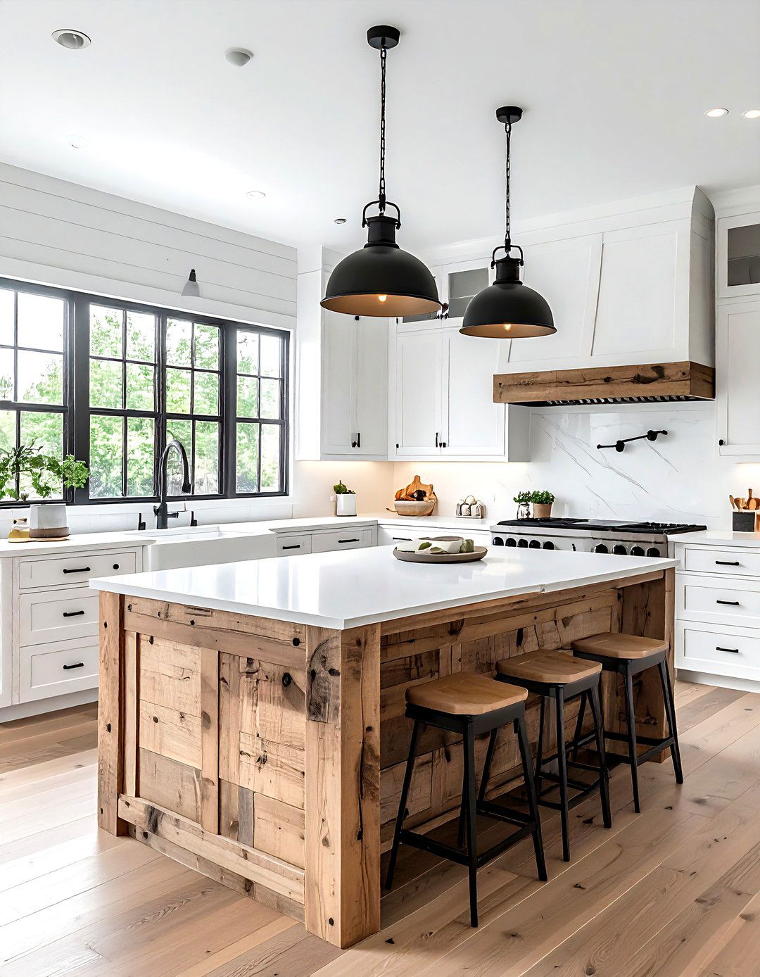 Modern farmhouse kitchen - 30 kitchen style mixing ideas