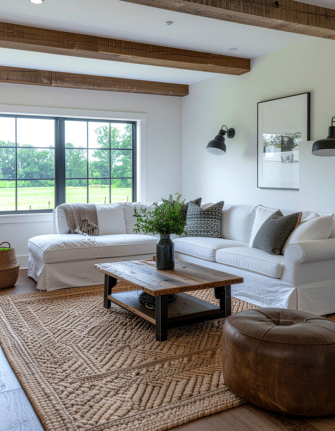 Modern farmhouse living room - 30 casual living room ideas