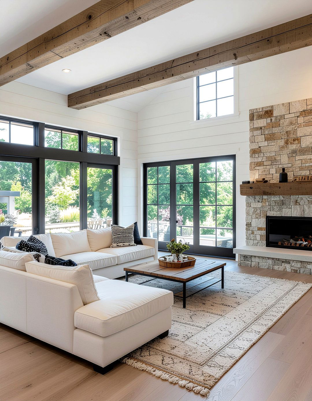 Modern farmhouse living room - 30 living room designs