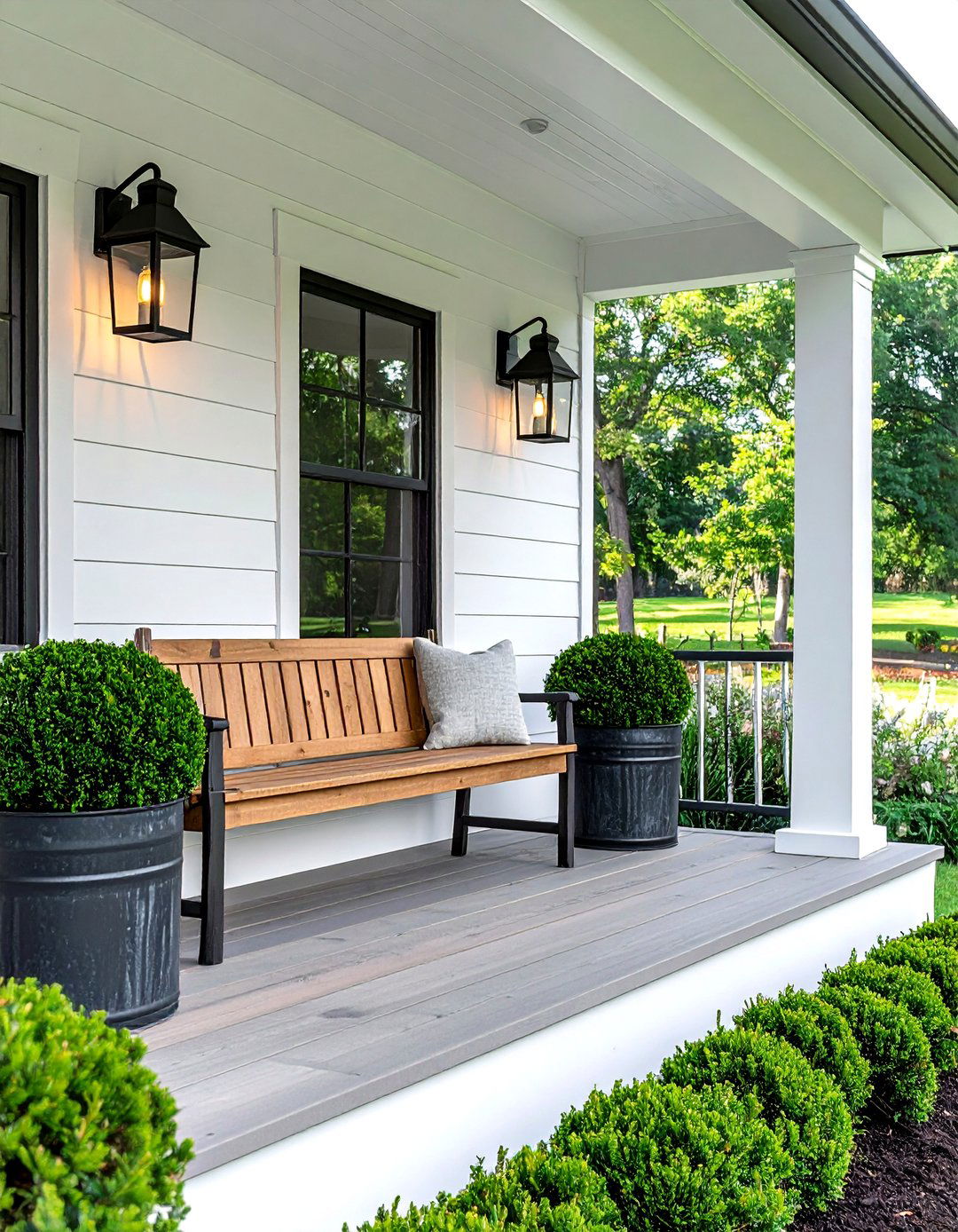 Modern farmhouse porch - 30 porch decor ideas