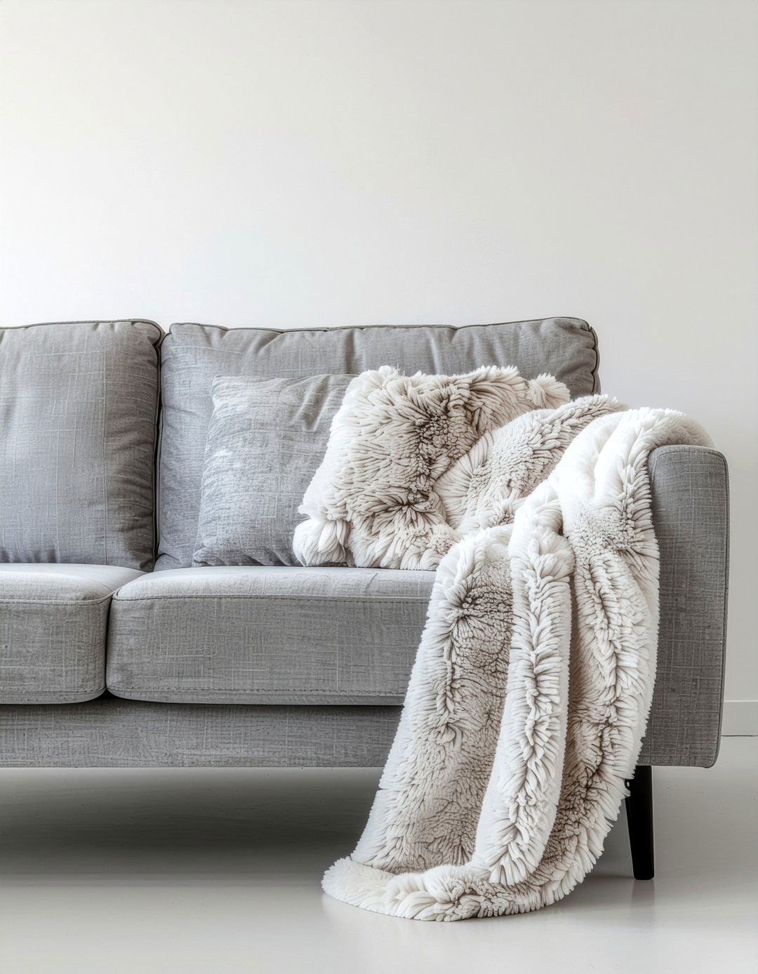 Modern faux fur throw - 30 faux fur throw ideas