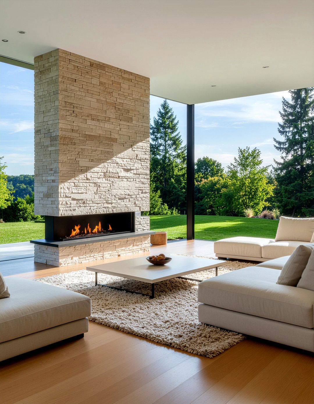 Modern fireplace living room - 30 move in ready living room ideas