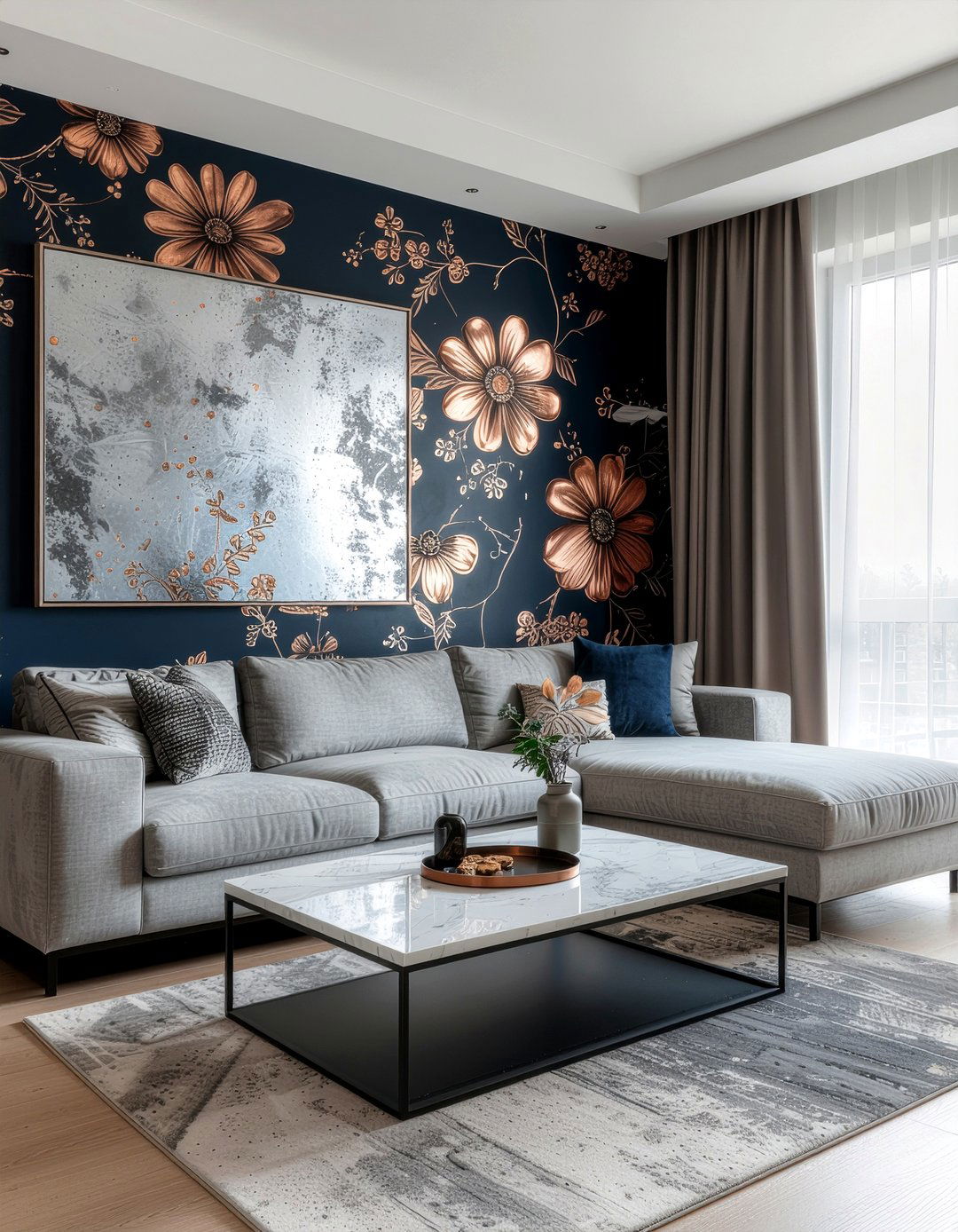 Modern floral wallpaper - 30 floral wallpaper ideas